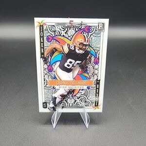 2023 Wild Card 5 Card Draw Joker's Wild Holo 1/1 Cedric Tillman (RC) White Joker